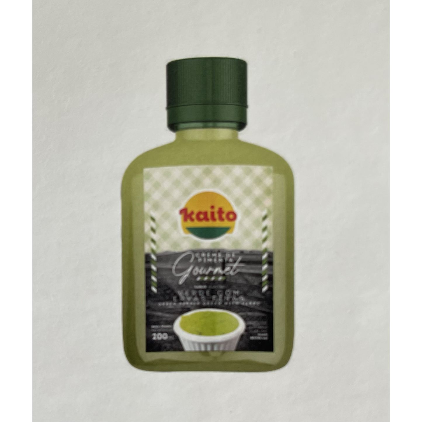 Kaito Creme de pimenta gourmet verde com ervas finas 200g