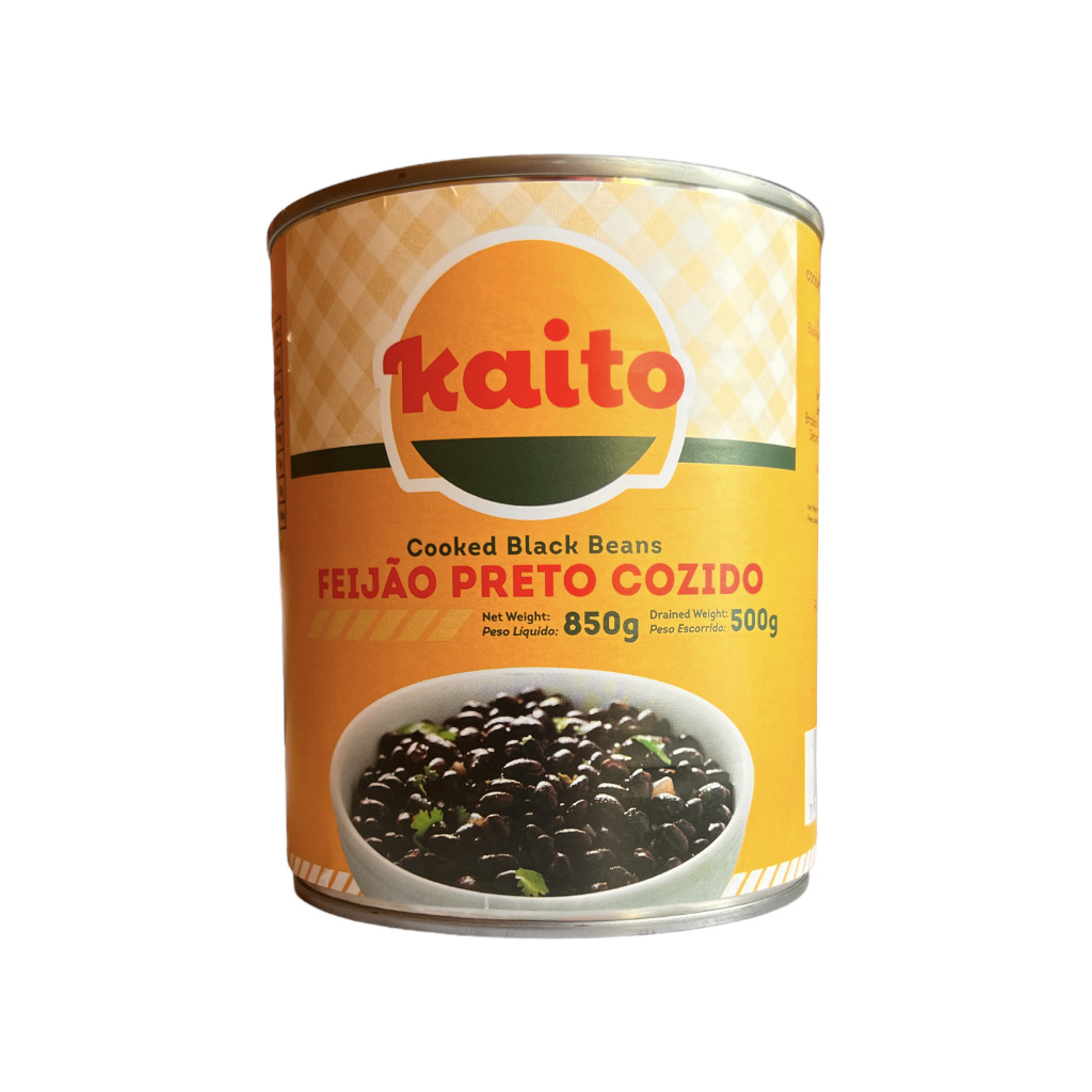 Kaito Black Beans - coooked 850g